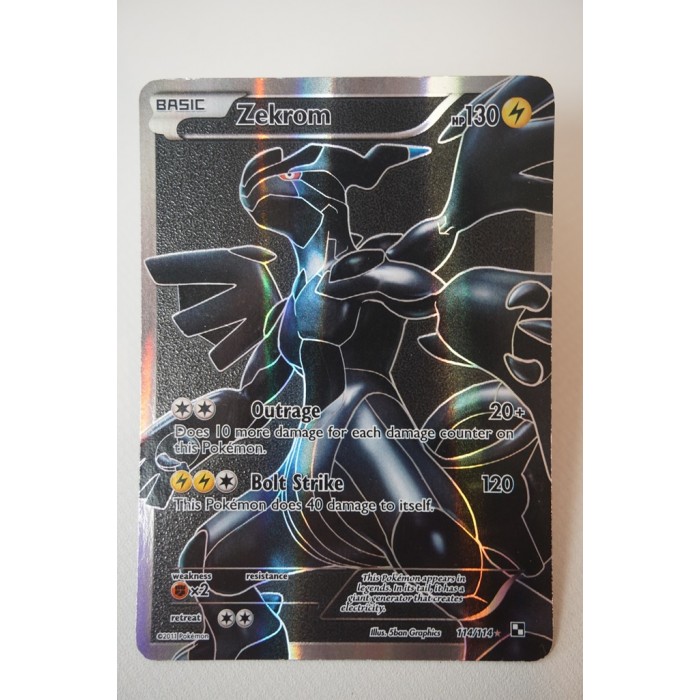 Ultra - Pokemon - Noir et Blanc de Base - Zekrom 114/114