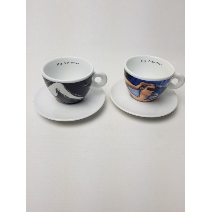 zweep Mentaliteit long Illy Art Collection, Cappuccino kopjes, Andrea Manetti
